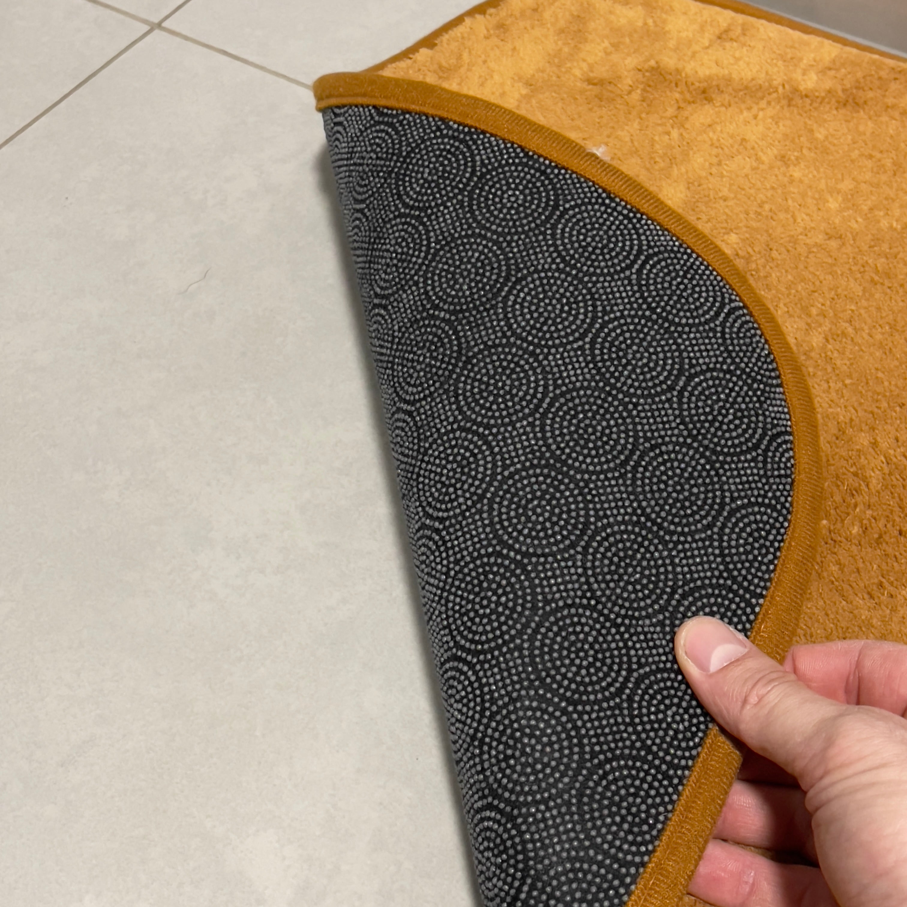 Braunes Badezimmerteppich-Set - 2-teilig - 50x80, 40x50 cm