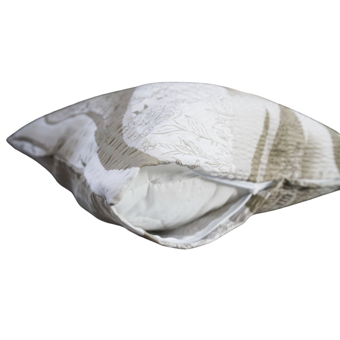 Krepp ágyneműhuzat garnitúra - Keki hullám mintás