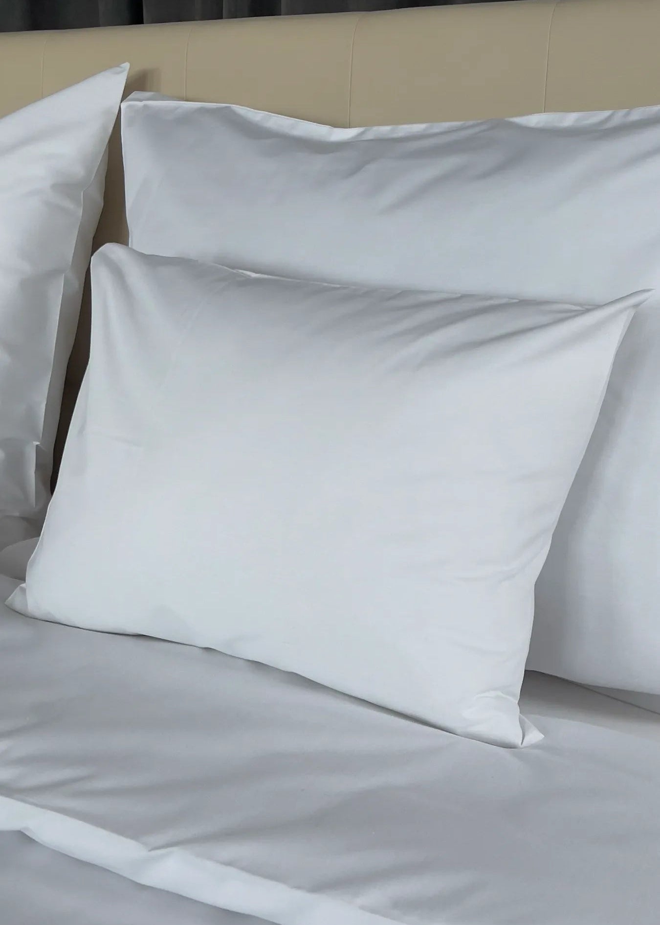 Hotel PERCAL Bettlaken aus 100 % Baumwollleinen – Spannbettlaken – 2er-Set – 120 g/m² – verpackt