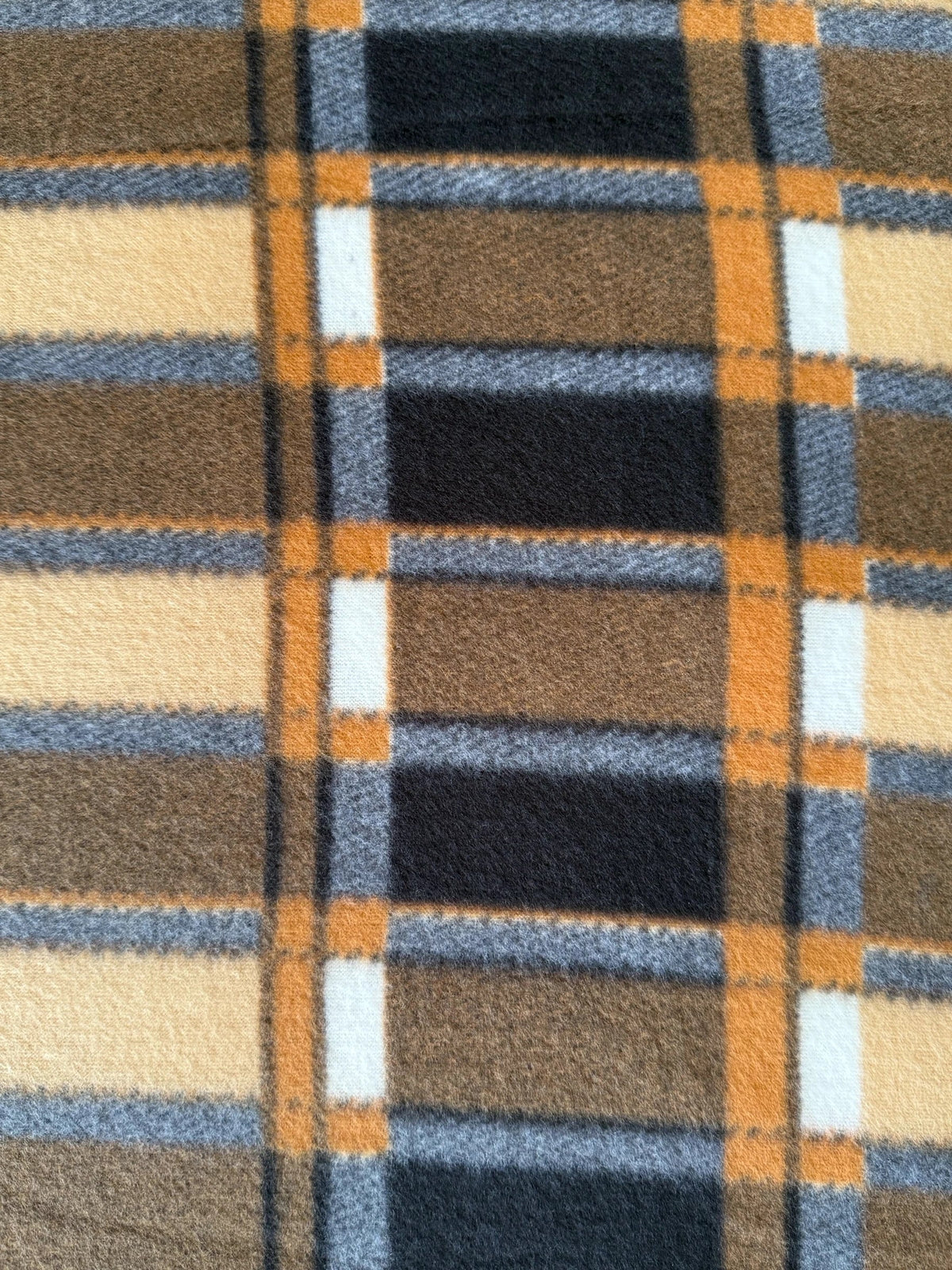 Braun/grau kariertes Plaid