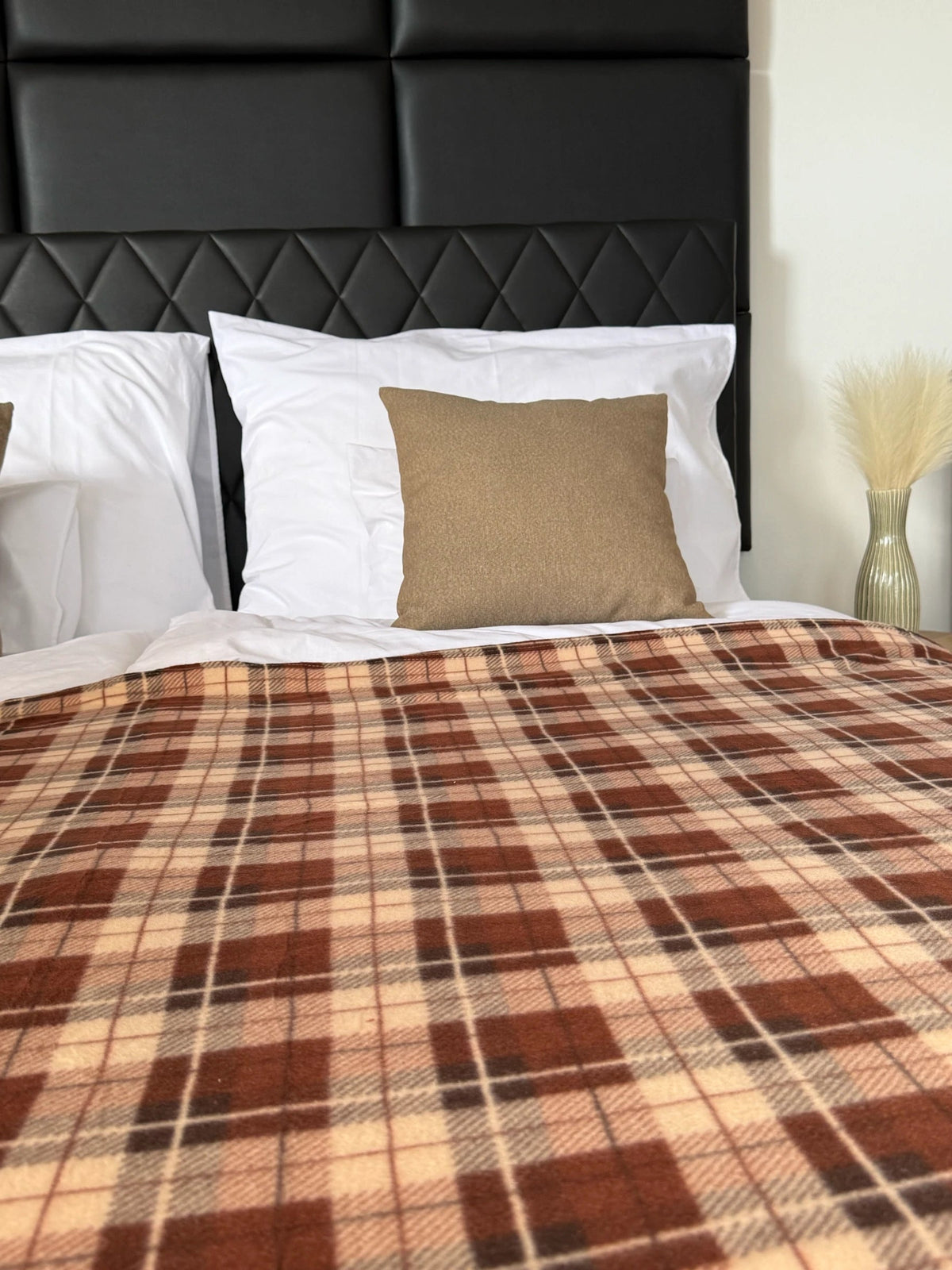 Braun/grau kariertes Plaid