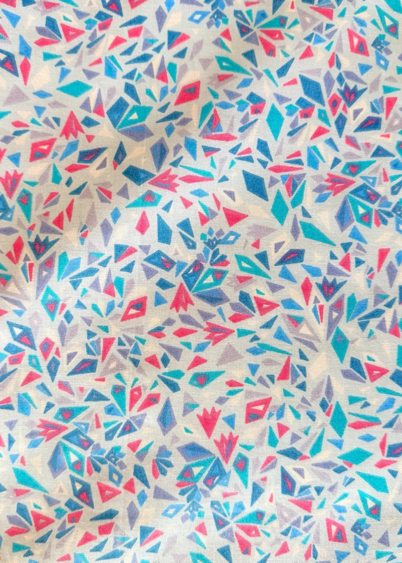 Cotton bed linen set - Blue circles