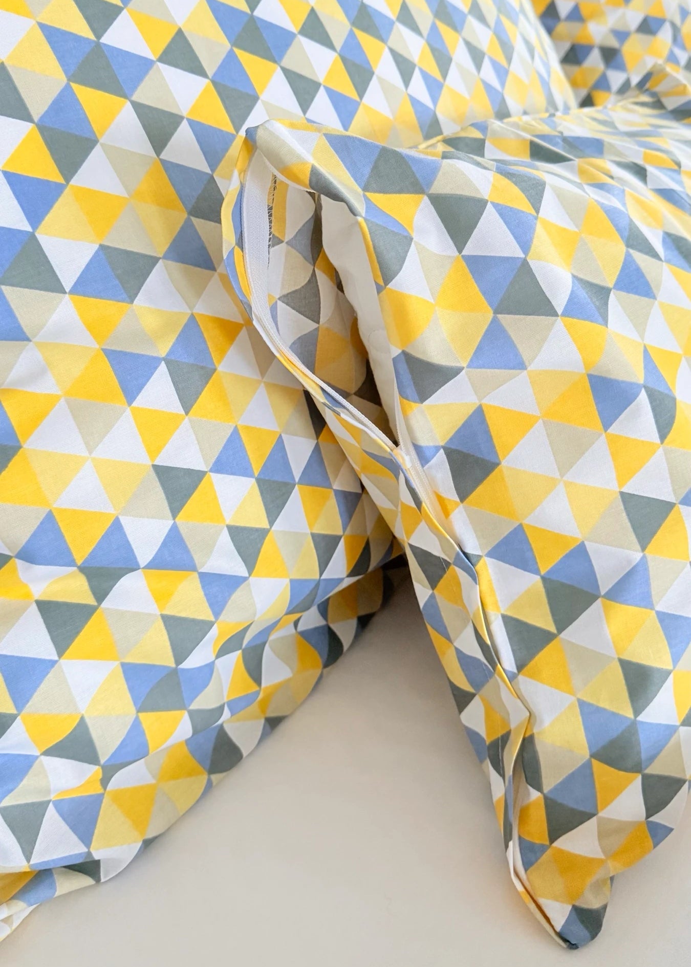 Baumwollbettwäscheset - Blaue Kreise