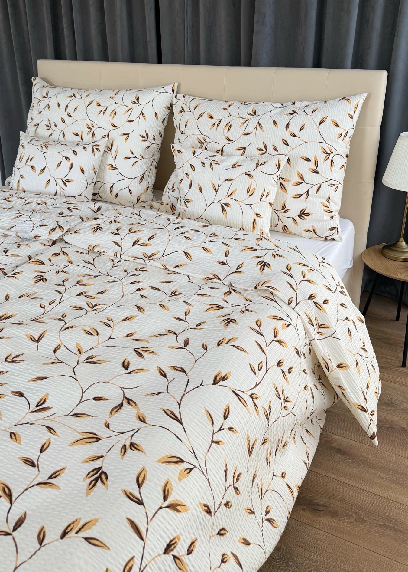 Crepe bed linen