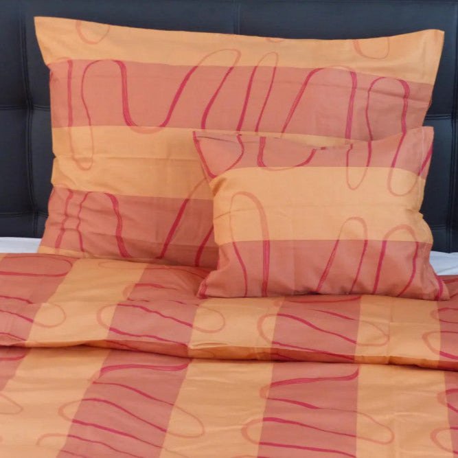 Szatén párnahuzat - Narancs