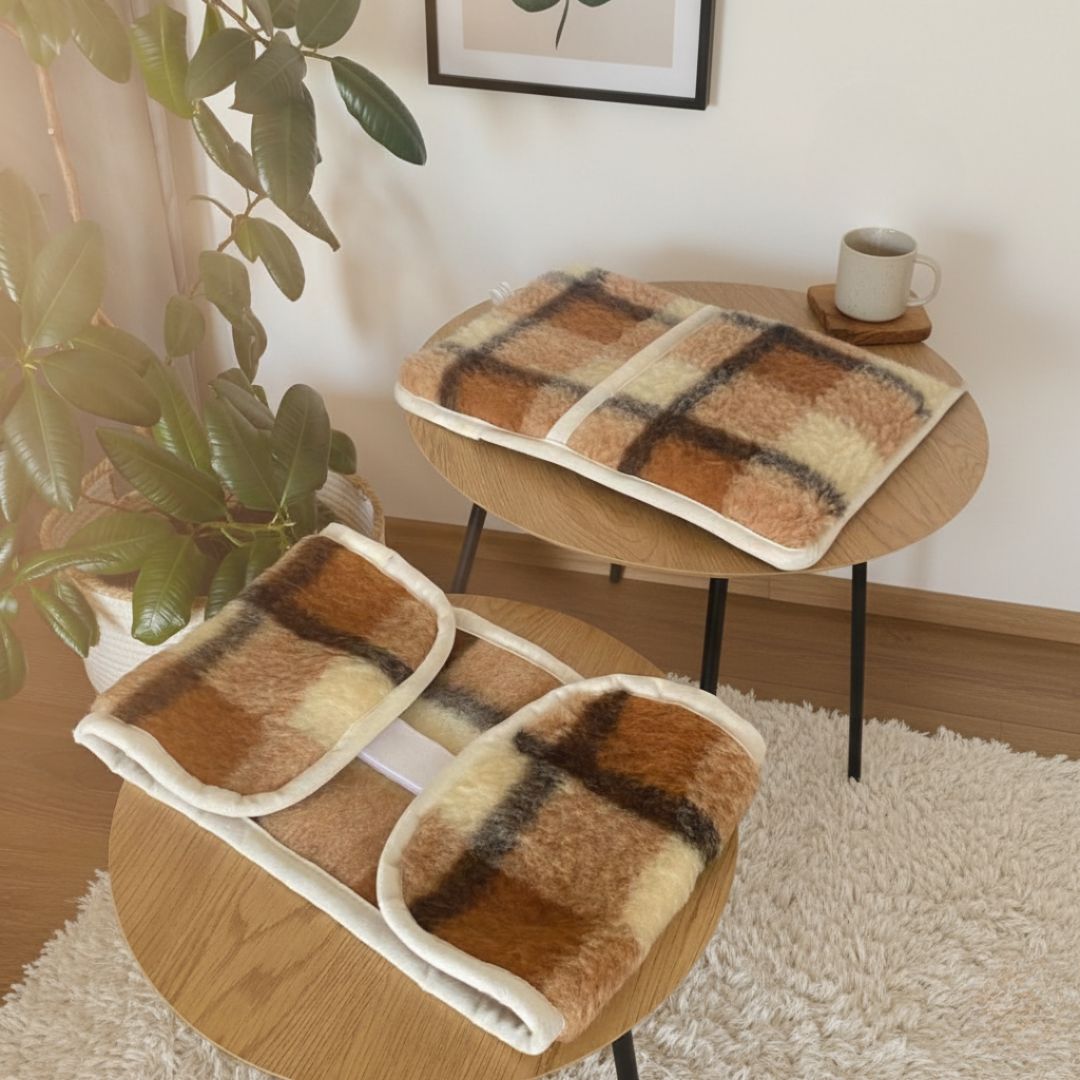 Woll-Beinwärmer - 42x42 cm - groß