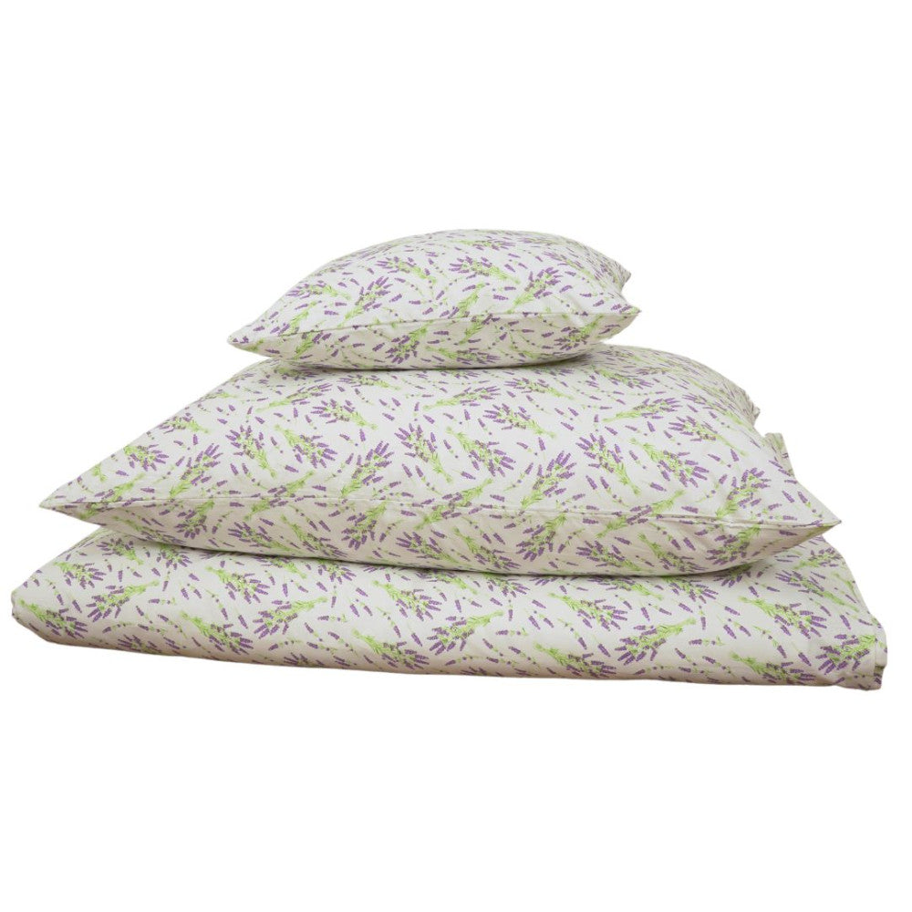 Pamut ágyneműhuzat garnitúra - 3 db-os - Levendula mintás