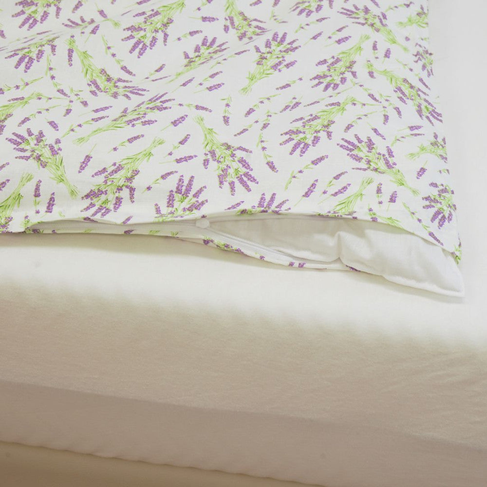 Pamut ágyneműhuzat garnitúra - 3 db-os - Levendula mintás