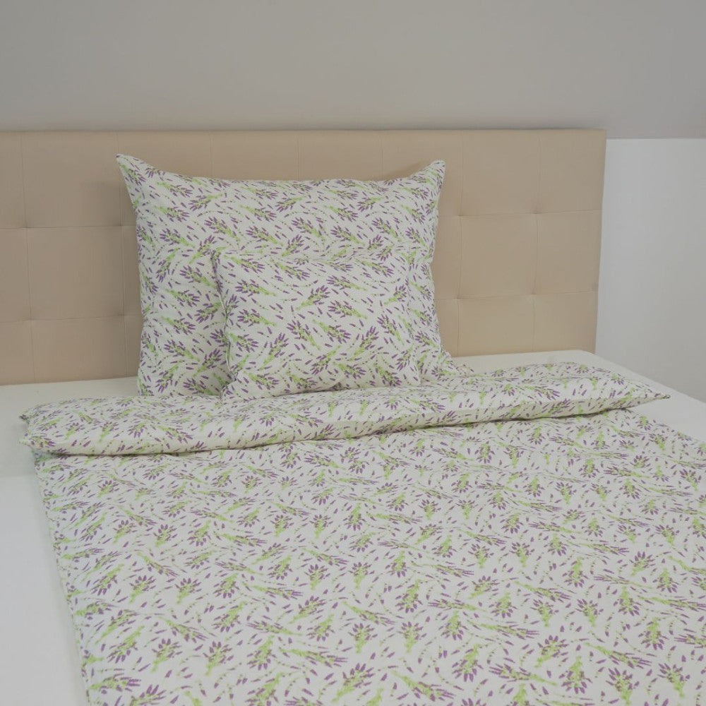 Pamut ágyneműhuzat garnitúra - 3 db-os - Levendula mintás