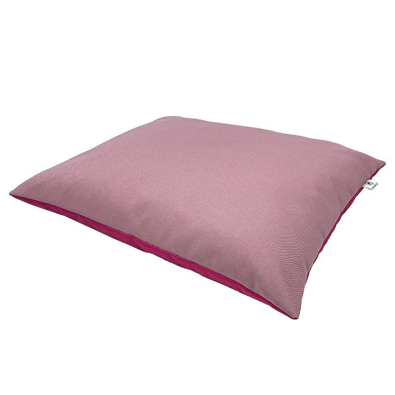 Double-sided design pillow - dog bed - pale/dark pink