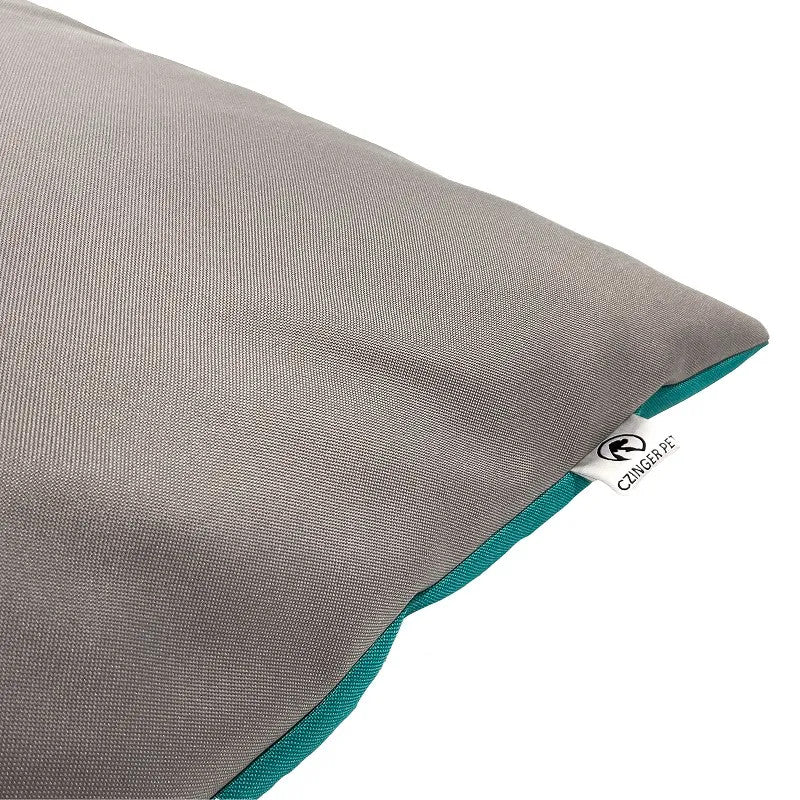 Double-sided design cushion - dog bed - gray/blue