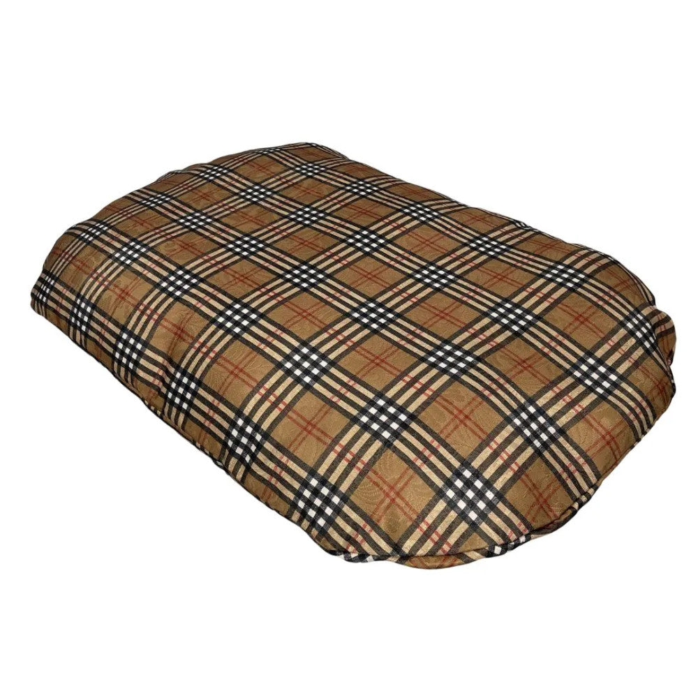 Hundebett im Karo-Design