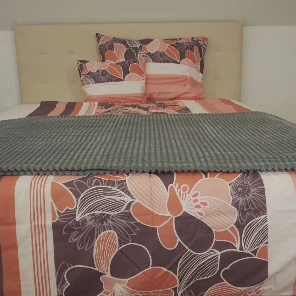 Merino pyramid blanket - white - 200x220 cm