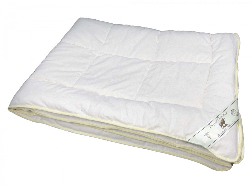 Weiß - Woll-4-Jahreszeiten-Bettdecke - 140x200 cm