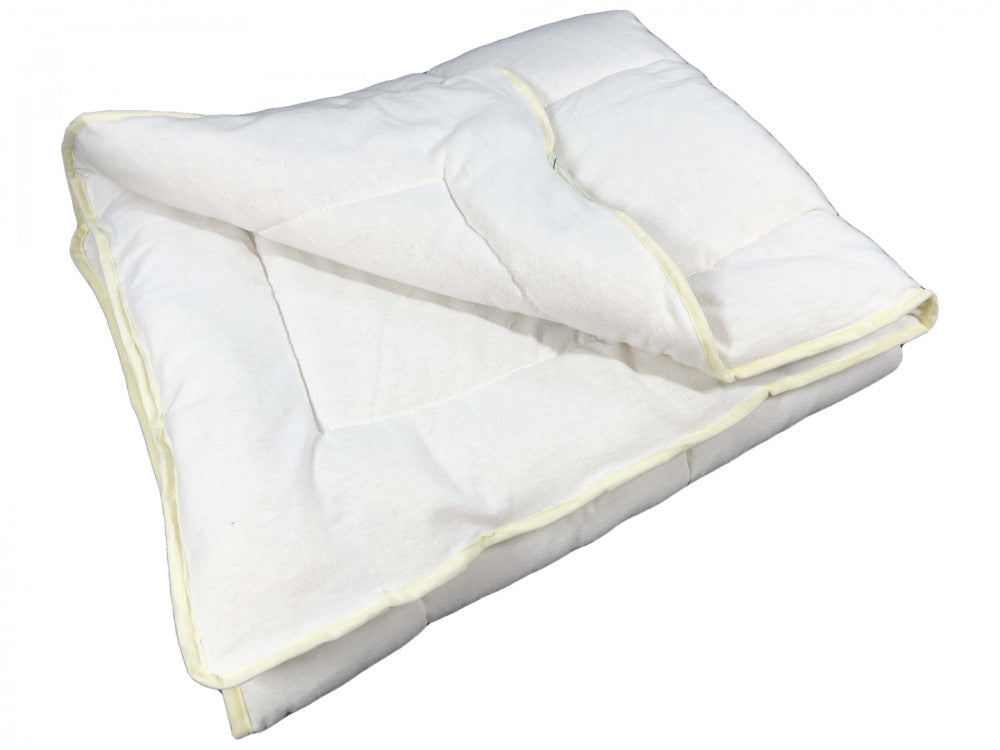 Weiß - Woll-4-Jahreszeiten-Bettdecke - 140x200 cm