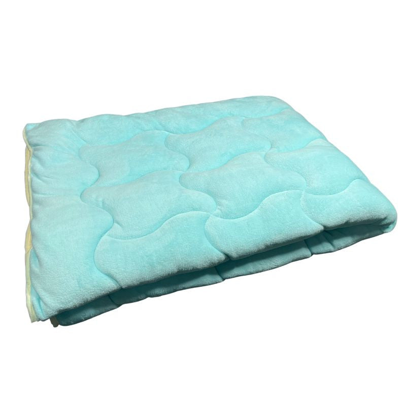 Soft - különlegesen meleg, puha kétoldalas téli takaró - türkiz/natúr - 135x195 cm