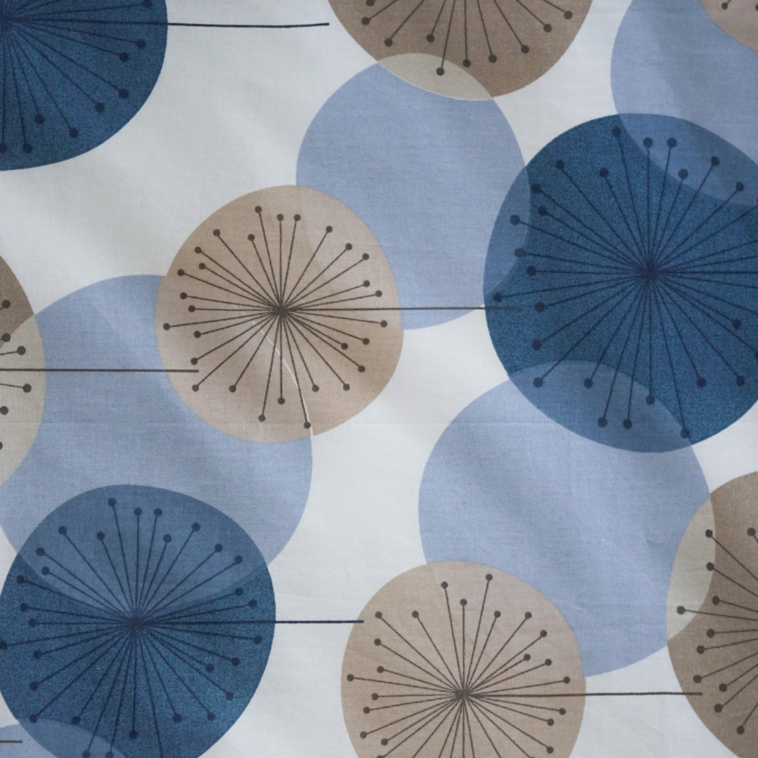 Baumwollbettwäscheset - Blaue Kreise