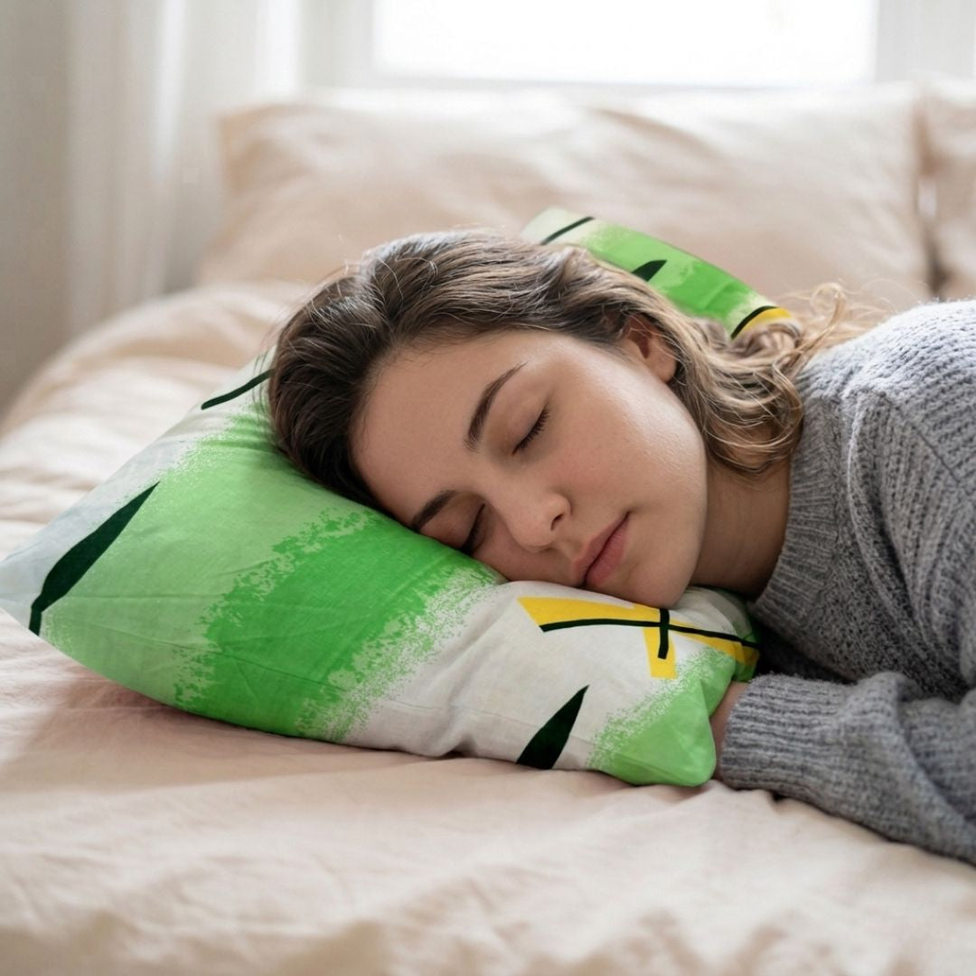 Cotton pillowcase - Powder floral