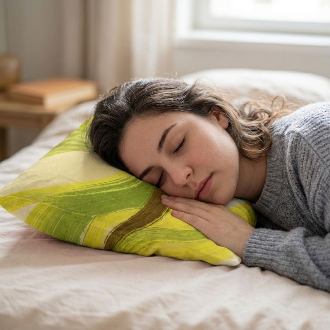 Cotton pillowcase - Powder floral