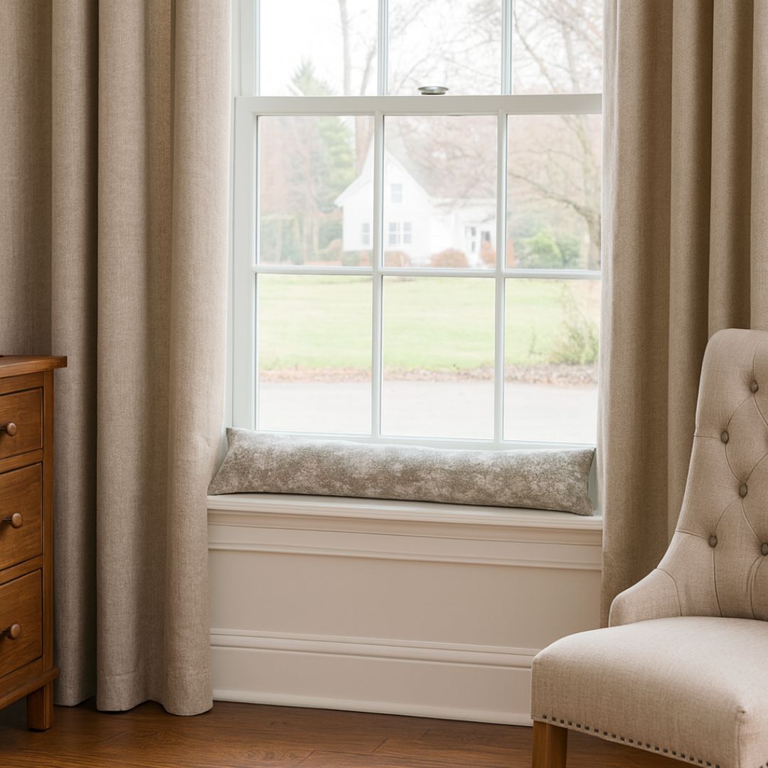 Decor grey draft stopper