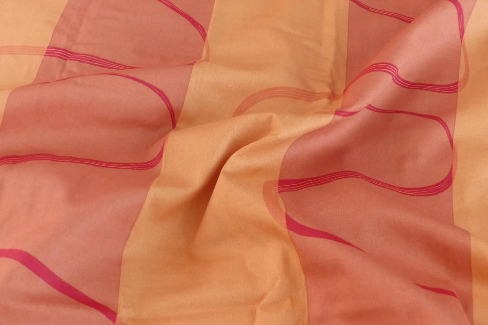 Pamutszatén ágyneműhuzat garnitúra - 3 db-os - Narancs