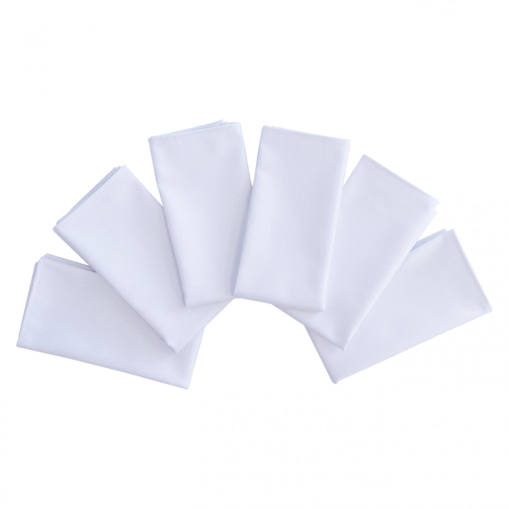 Textilserviette - weiß - Premium Qualität!