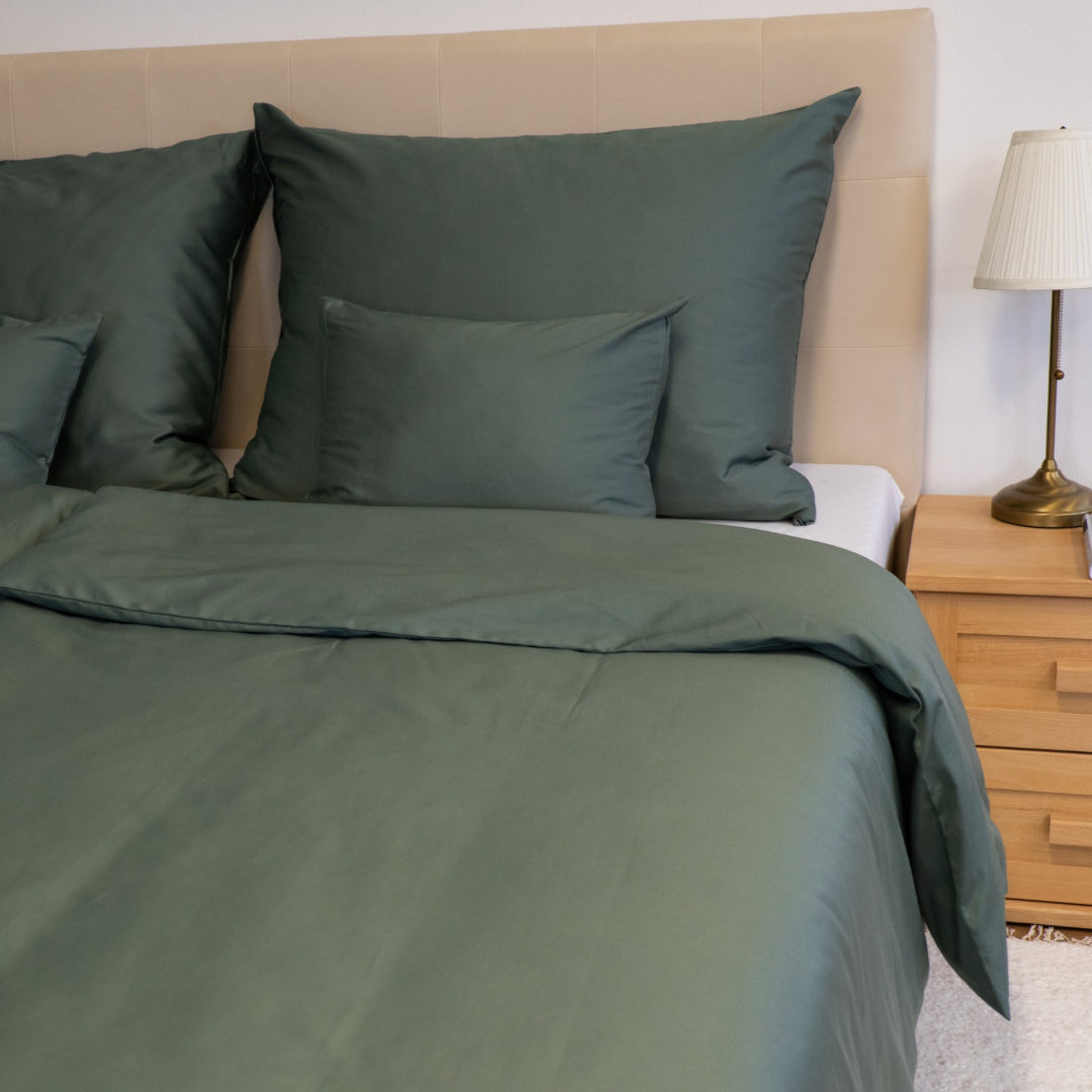 Forest Satin-Bettwäsche – tiefe Ruhe mit Natürlichkeit