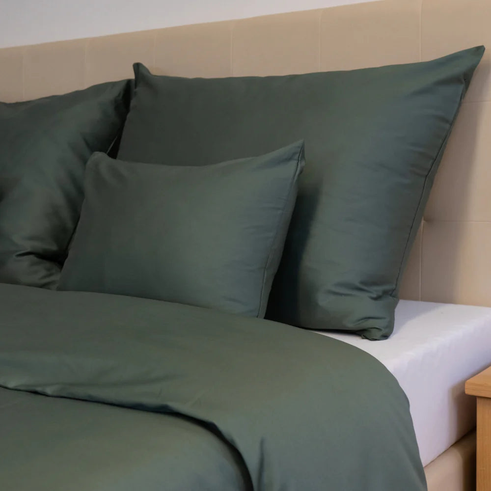 Mauvefarbener Satin-Kissenbezug – TC 250