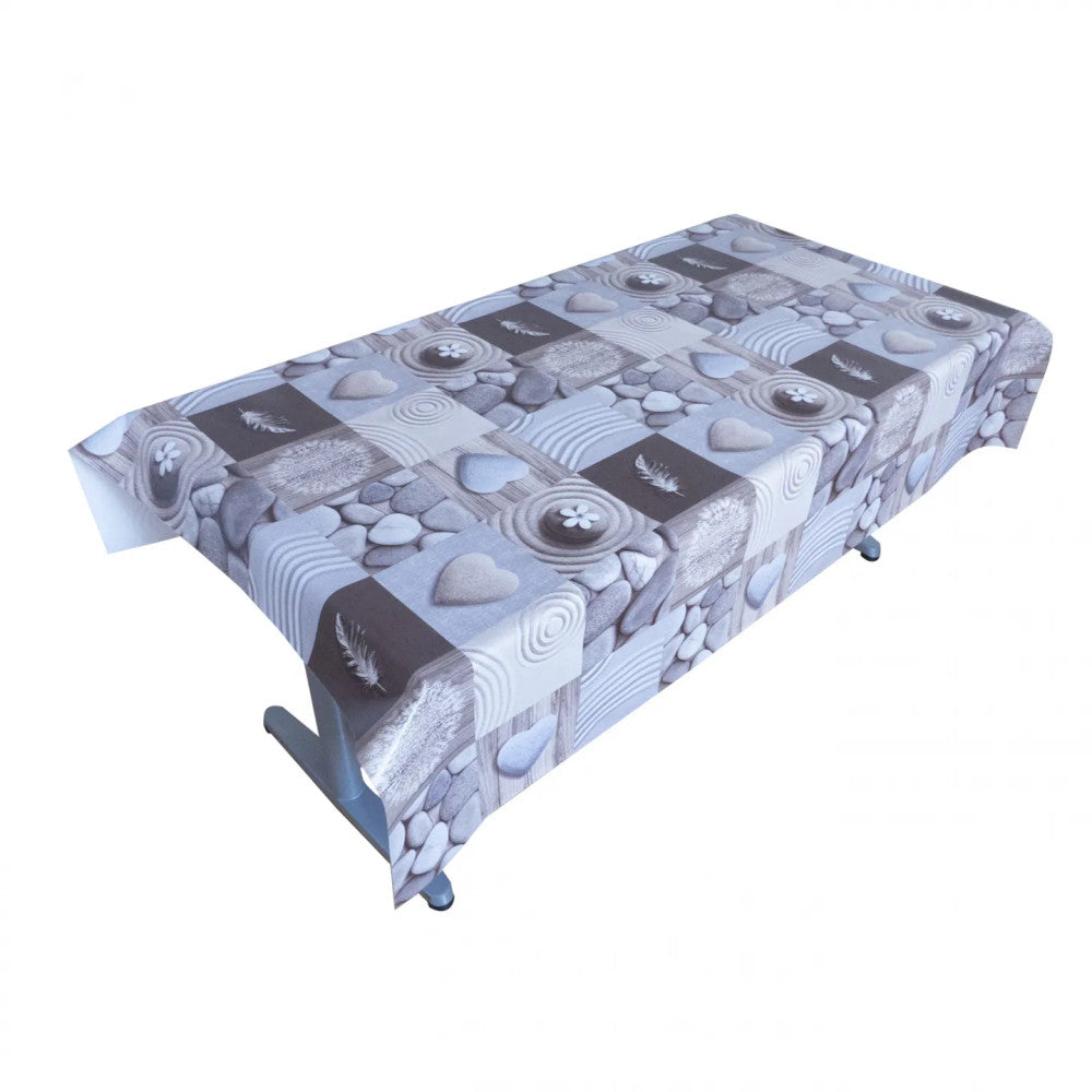 Oilcloth tablecloth - Premium quality! - Sand brown