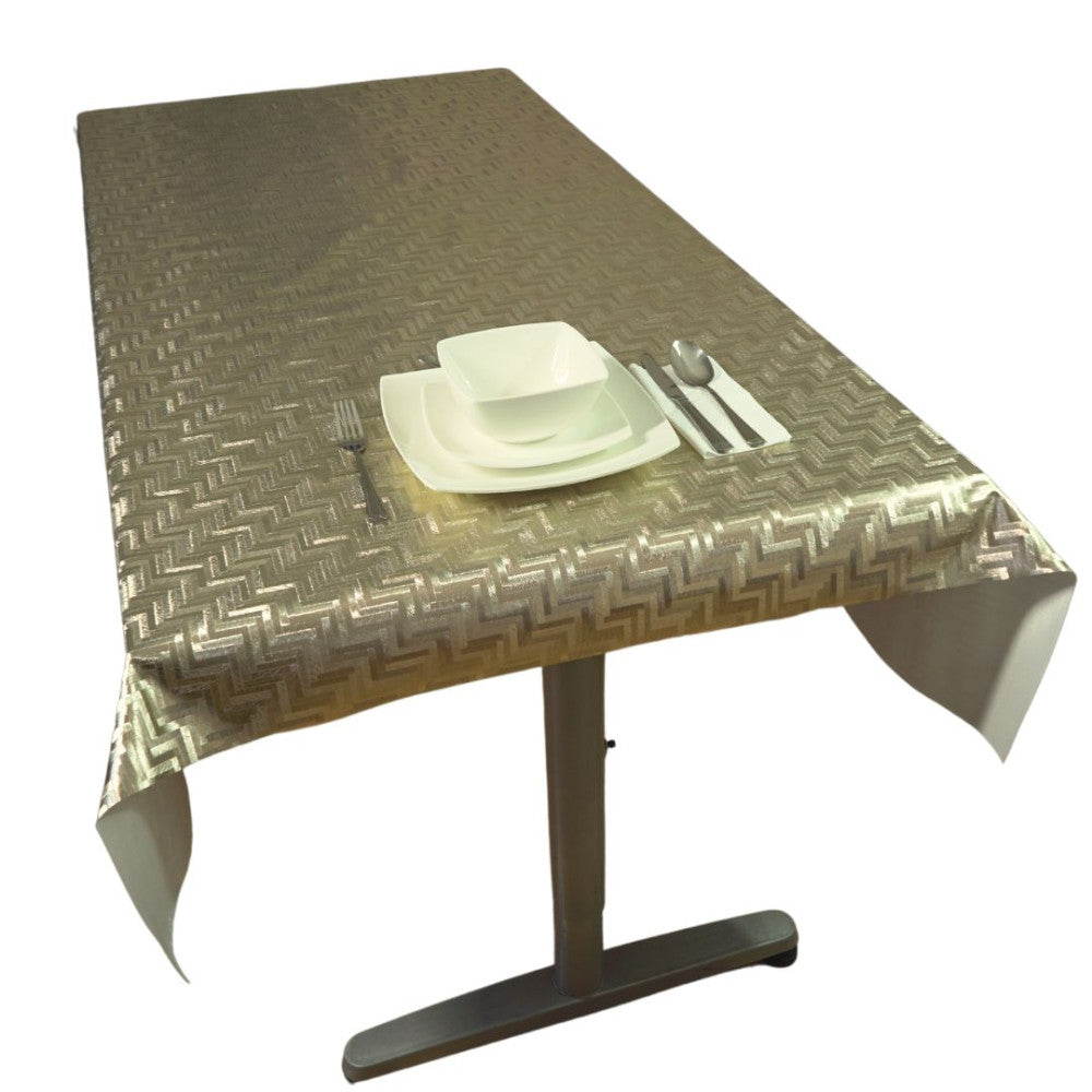 Gold-Oilcloth tablecloth - Premium quality - Gold color