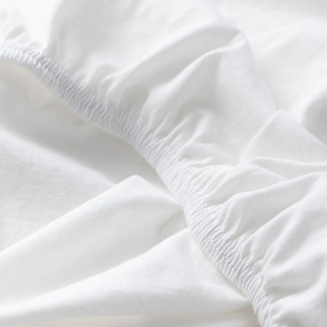 Jersey - Spannbettlaken - Weiß - Premium Qualität! - 150 g/m2