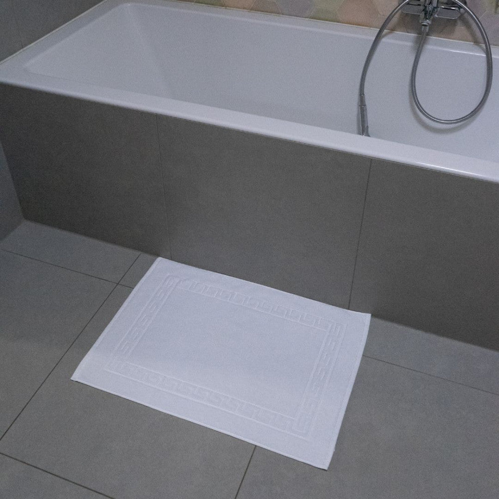Bathtub exit - white frame - 700 gr/m2