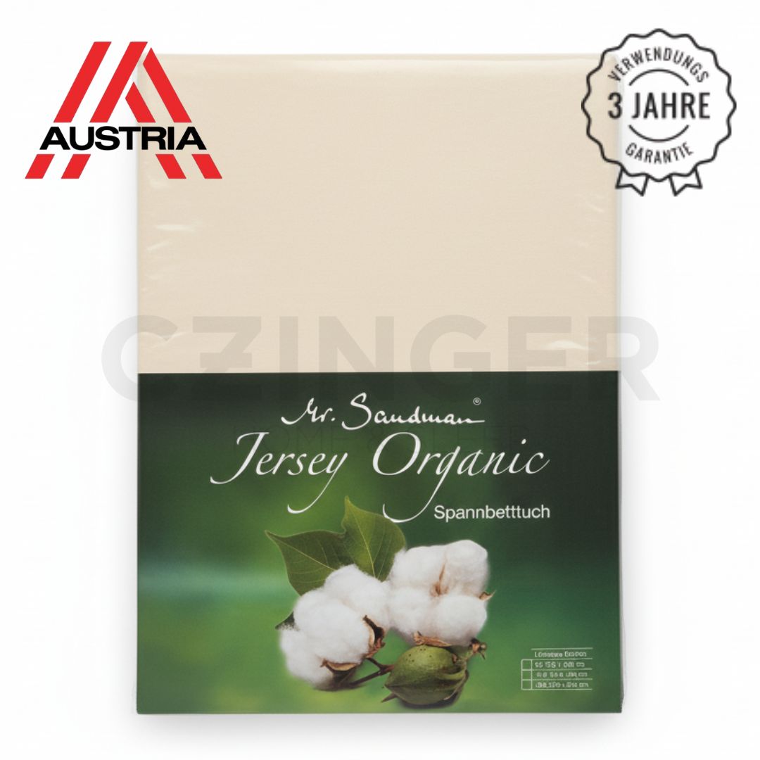 Jersey - Fitted sheet - White - Premium quality! - 150 g/m2