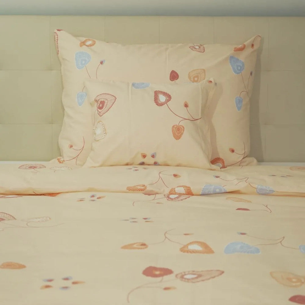 Cotton pillowcase - Powder floral