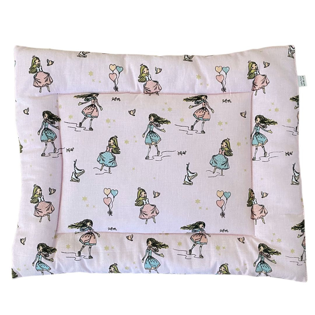 Princess quilted flat children's pillow